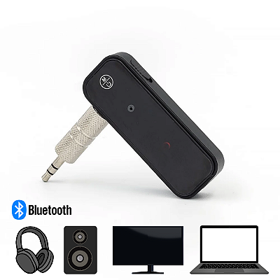 Trasmissor e Receptor Bluetooth Saida P2 Aux