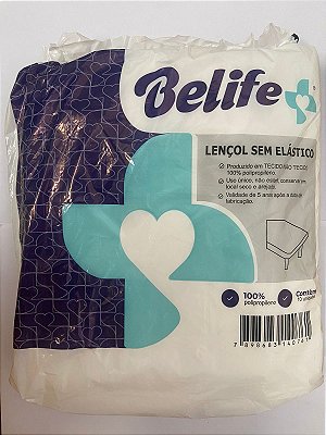 Lençol Hospitalar Sem Eléstico 10und - BELIFE