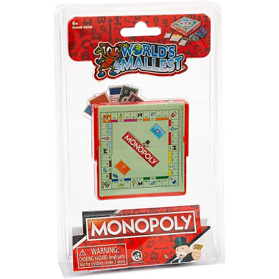 Monopoly Mini Original | Jogo de Tabuleiro Licenciado em Miniatura | Super Impulse Oficial