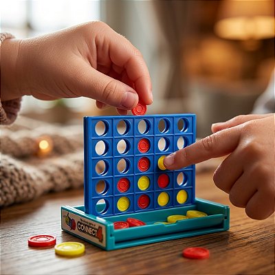 Brinquedo Jogo Connect 4 Mini Estratégia Infantil Educativo