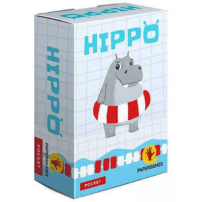 Jogo De Tabuleiro Pocket Hippo Papergames Board Game Cartas