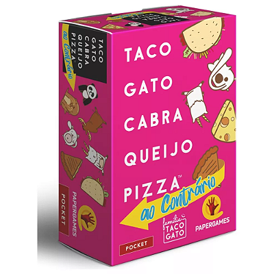 Taco Gato Cabra Queijo Pizza: ao Contrário (Família Taco Gato)
