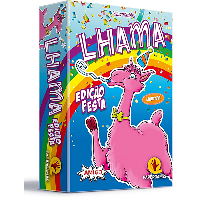 Lhama - Edição Festa Limitada - Jogo De Cartas Paper Games