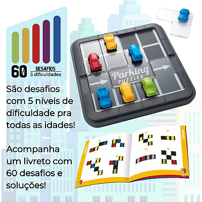 Jogo de Lógica Infantil com 60 Desafios | Educativo Estímulo Cognitivo | 6+