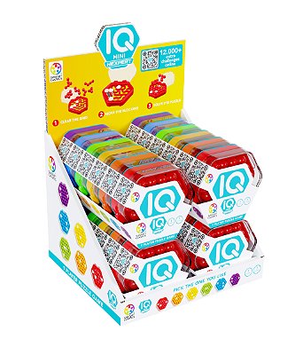 IQ Mini Hexpert – Quebra-Cabeça Portátil da SmartGames | Estimula Lógica e Concentração | Brinquedo de Bolso 7+