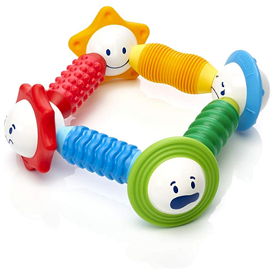 Brinquedo sensorial magnético para bebês com sons estímulo dos sentidos coordenação motora 1 ano+