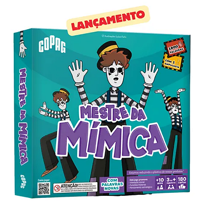 Mestre da Mímica | Copag | Jogo de Gestos e Adivinhação para Toda a Família | 4+