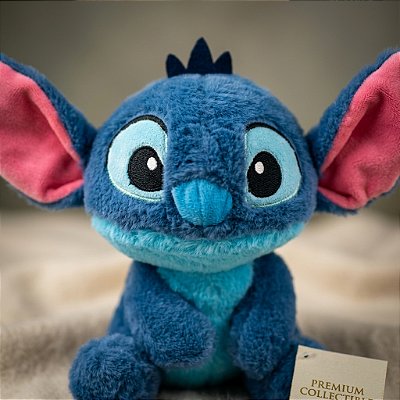Brinquedo Pelúcia Stitch Infantil Sensorial Macia 25cm
