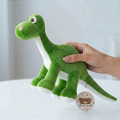Bicho De Pelucia Dinossauro Floresta Macio Infantil 30cm Verde