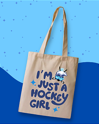 Ecobag "I’m Just a Hockey Girl"