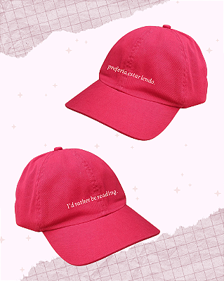 Boné "Preferia estar lendo"