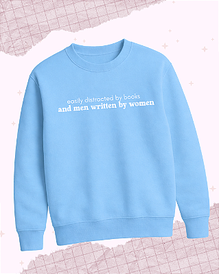 Moletom "Easily distracted by books"