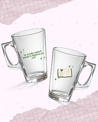 Caneca Vidro - Série "ESE"