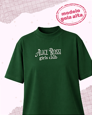 Camiseta Gola Alta - Alice Rossi