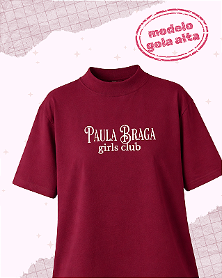 Camiseta Gola Alta - Paula Braga