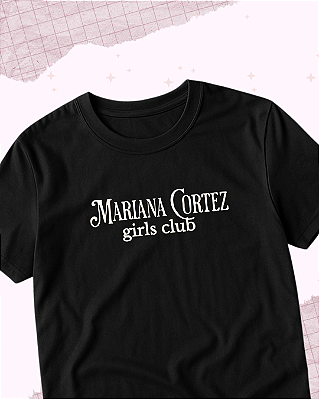 Camiseta e Cropped "Mariana Cortez"