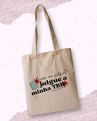 Ecobag "Julgue a minha TBR"