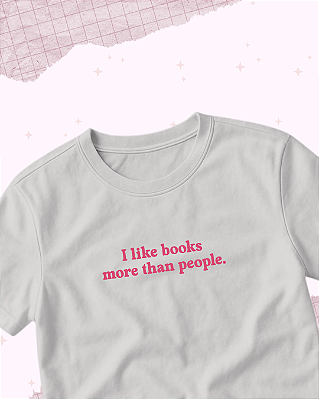 Camiseta "I Like Books"