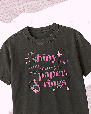 Camiseta "Paper Rings"