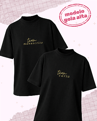 Camiseta Gola Alta "Team Carta"