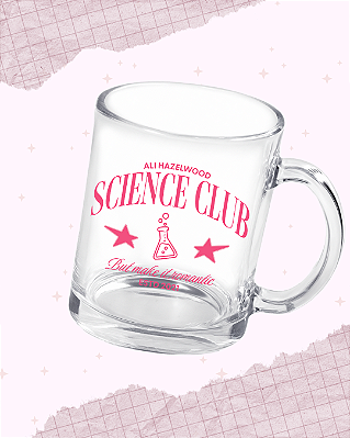 Caneca Vidro "Science Club"
