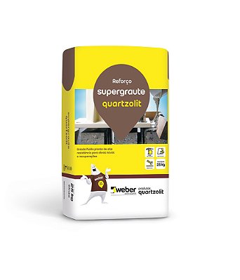 ARGAMASSA GRAUTEAMENTO SUPERGRAUTE QUARTZOLIT 20K