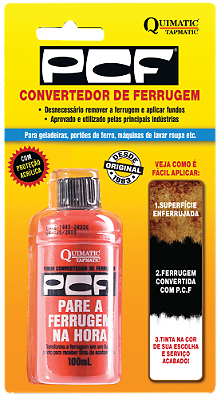 PRIMER CONVERTEDOR FERRUGEM 0,100L PCF TAPMATIC UN
