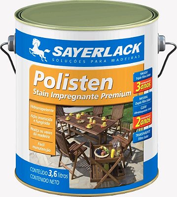 STAIN MOGNO 3,6L INGLES POLISTEN 1405