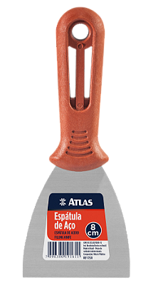 ESPATULA 08CM ACO CARBONO ECONOMICA ATLAS 175/8