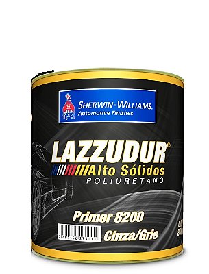 PRIMER CINZA 0,8L PU 8:1 LAZZUDUR 8200 (12)