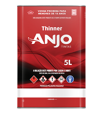 THINNER LACA 5L VERMELHO ANJO 2900