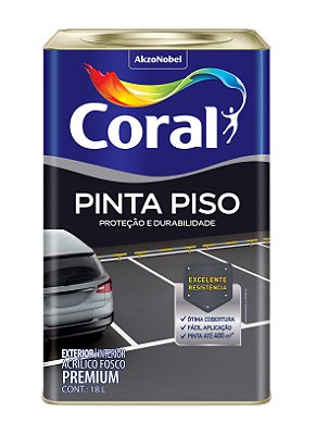 CINZA ESCURO PISO 18L CHUMBO CORAL 2461