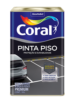 PRETO PISO 18L CORAL 2457
