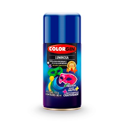 SPRAY AZUL LUMINOSO COLORGIN 757  UN