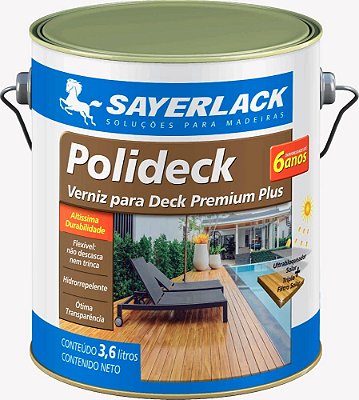 VERNIZ NATURAL S/B 3,6L 6AN POLIDECK SAYE.2316.427