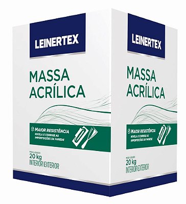 MASSA ACRILICA ECONOMICA 20KG CAIXA LEINERTEX