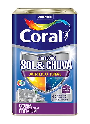 AREIA FOS PREMIUM 18L S&C ACRILIC TOTAL CORAL 0980
