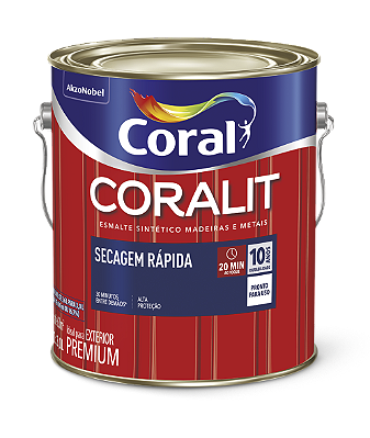BRANCO BRIL PREMIUM 3L SECAGEM RAPIDA CORALIT 1288