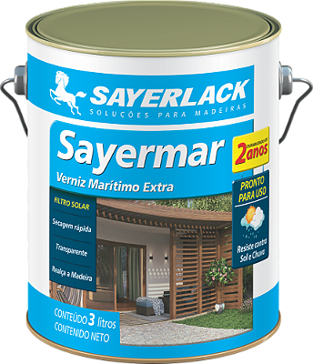 VERNIZ INCOLOR BRIL 3,0L MARITIMO SAYERMAR 2328.00
