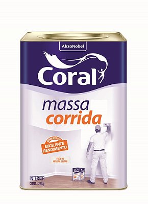 MASSA PVA 25KG LATA CORAL 3621