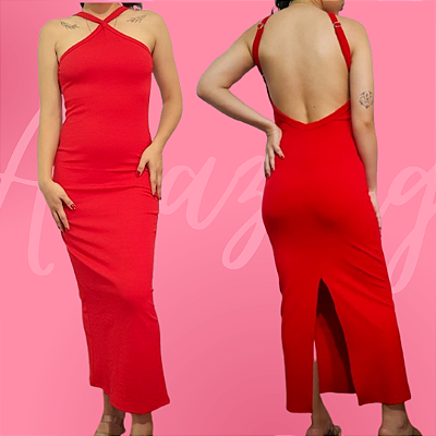 Vestido Longo de tira