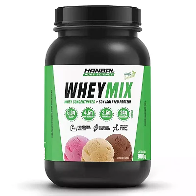 Whey Mix Concentrado + Soy Isolated Protein 900g