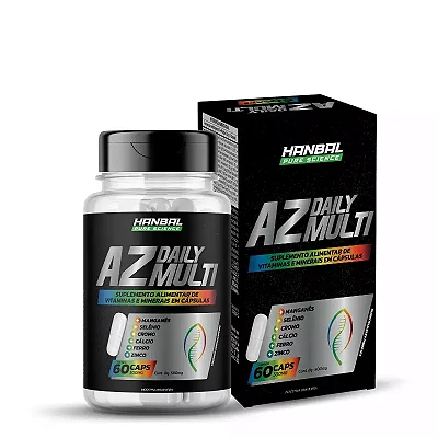 Multivitamínico AZ Daily Multi 60 cápsulas - Hanbal
