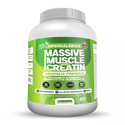 Hipercalórico Massive Muscle with Creatine 3kg