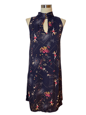 VEST CURTO MARINHO EST BAILARINA ANTIX M