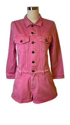 MAC CURTO JEANS ROSA NATI VOZZA PP