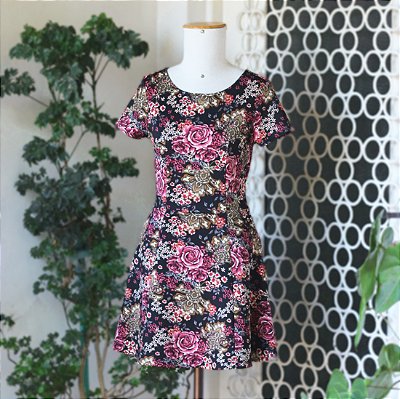 Vestido colorido Forever 21, M