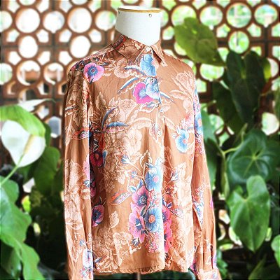 Camisa Dudalina estampada 44