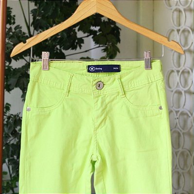 Calça verde Hering 34