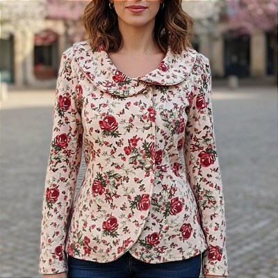 Casaco floral Hering P